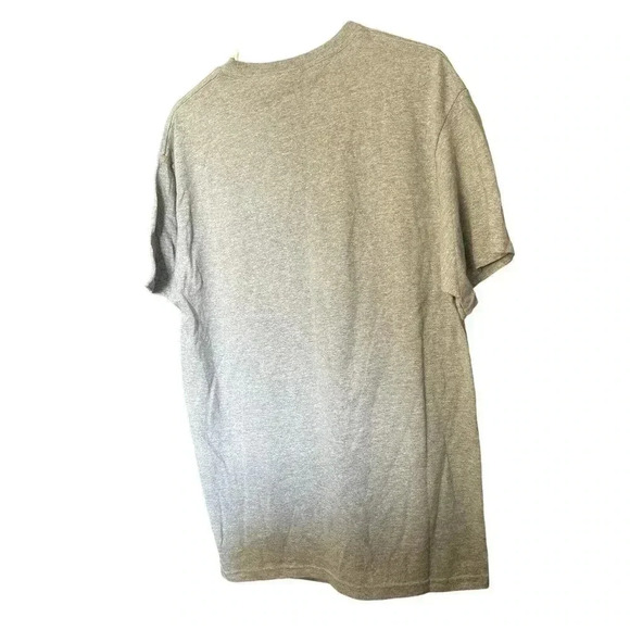 T REX HATES X-MAS GIFTS! SIZE LARGE GRAY TEE - Picture 2 of 2